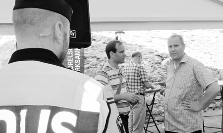 Narkotikapolis Lennart Karlsson med kollegor på Gotland. Foto: Drugnews